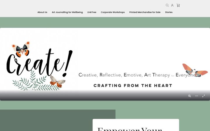 Screenshot di create-craftingfromtheheart.com