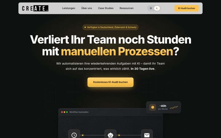 Screenshot of create-dot.com
