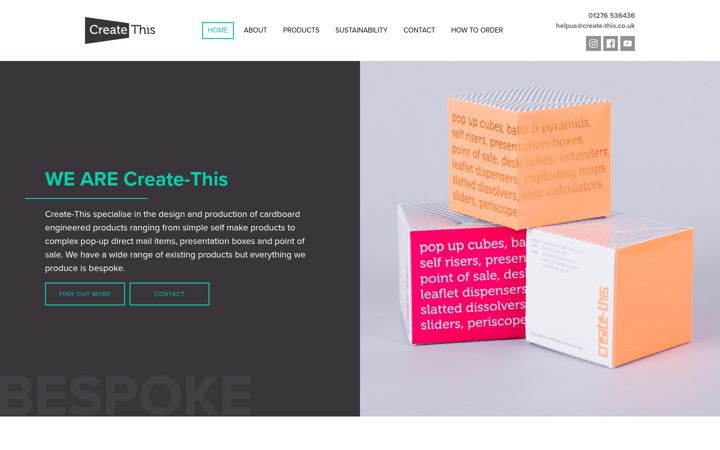Screenshot of create-this.co.uk
