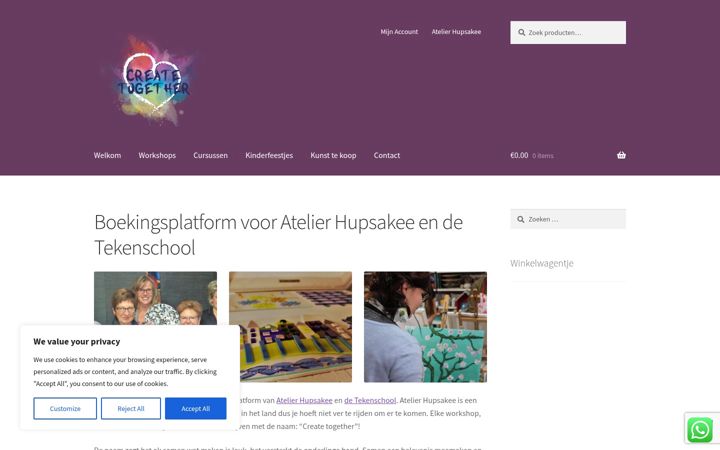Screenshot of create-together.nl