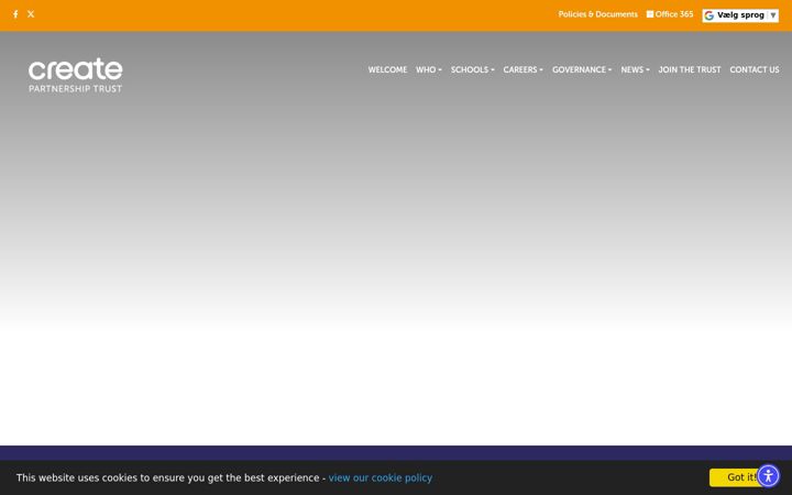 Screenshot of create.org.uk