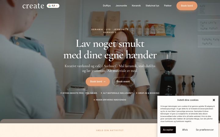 Screenshot of createaarhus.dk
