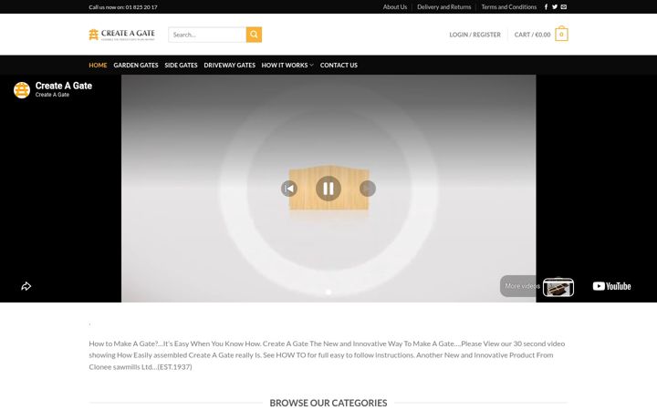 Screenshot di createagate.ie