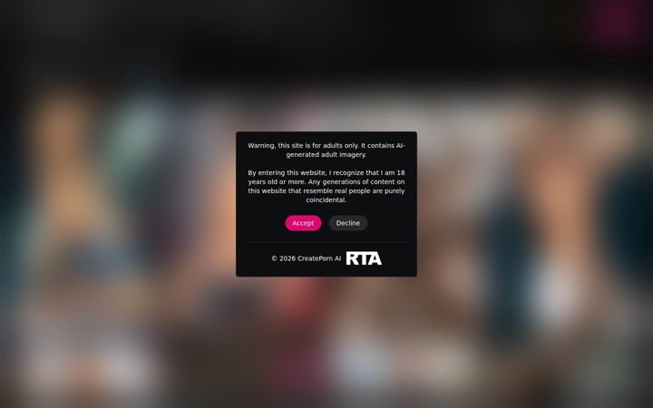 Screenshot of createaigayporn.com