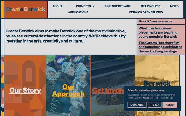 Screenshot of createberwick.co.uk