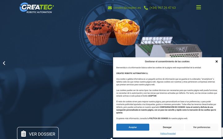 Screenshot of createc.es
