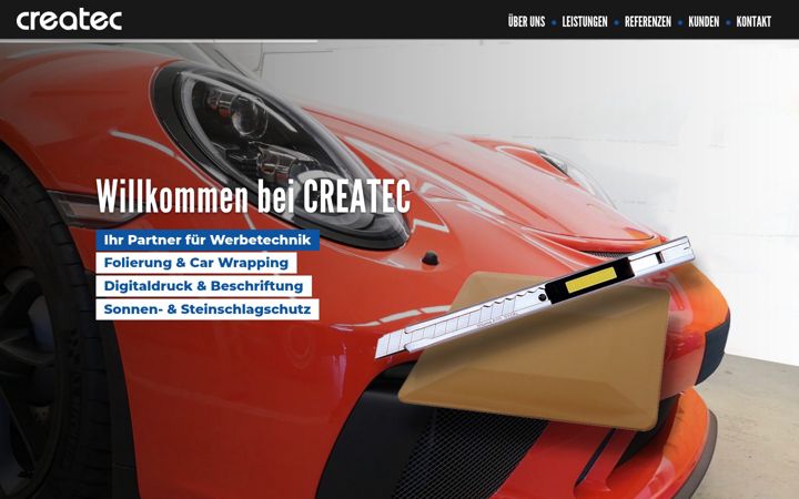 Screenshot of createcgruppe.de