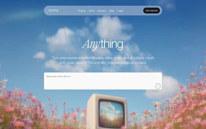 Ekrānuzņēmums no created.app