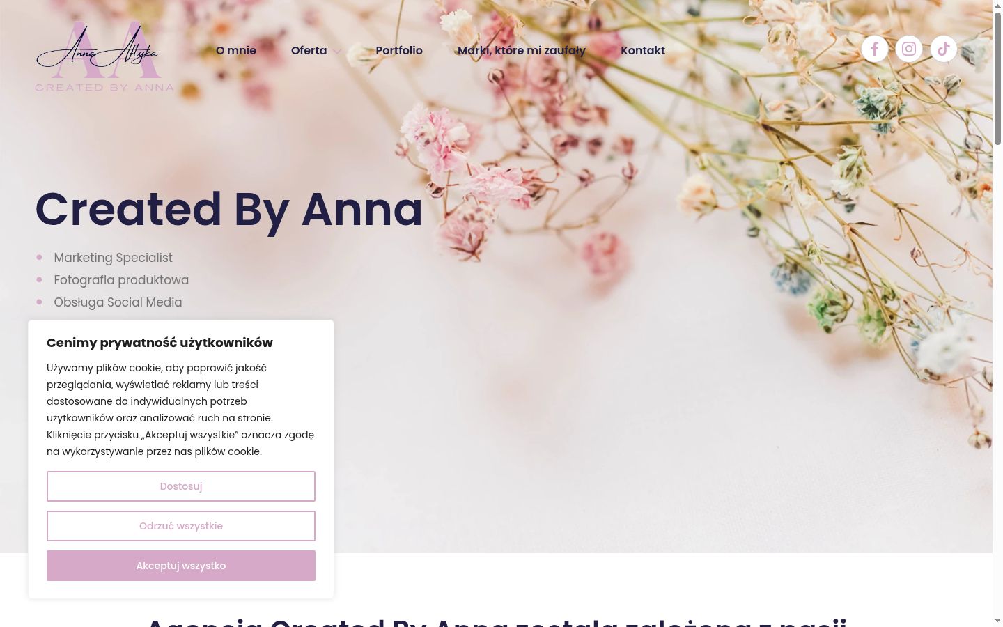 Screenshot tal-banner tal-kunsens muri qabel kwalunkwe interazzjoni