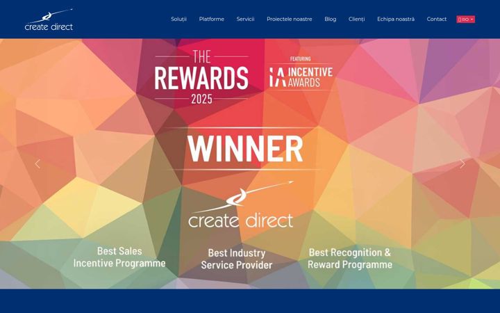 Screenshot of createdirect.ro