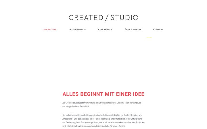 Screenshot of createdstudio.de
