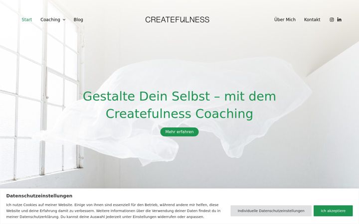 Screenshot of createfulness.org