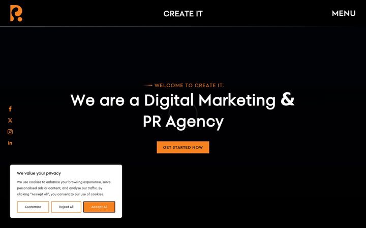 Screenshot of createitathens.com