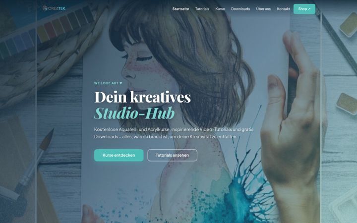 Screenshot of createk-studio.de