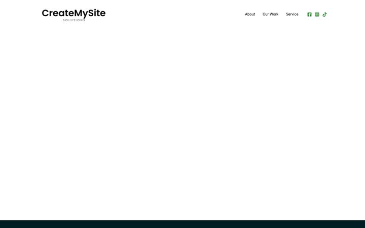 Screenshot of createmysite.co.uk