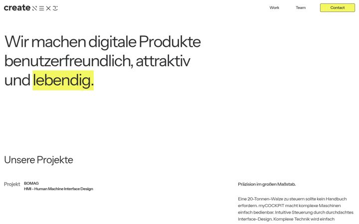 Screenshot of createnext.de