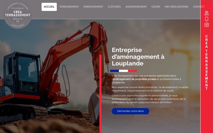 Screenshot of createrrassement.fr