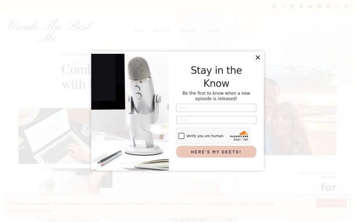 Screenshot of createthebestme.com