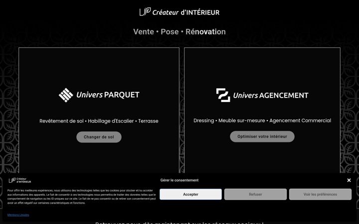Screenshot of createur-interieur.com