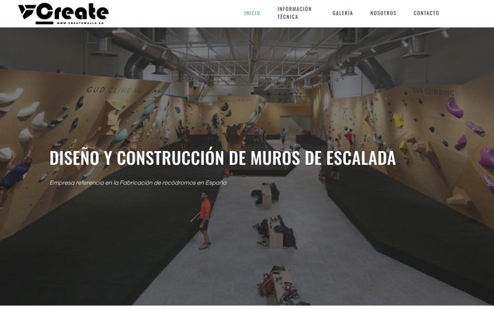 Screenshot stránky createwalls.eu