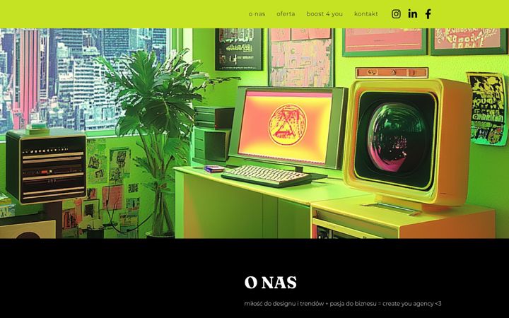 Screenshot of createyouagency.com