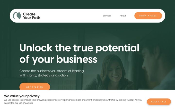 Екранна снимка на createyourpath.co.uk
