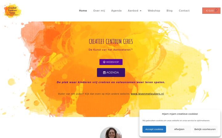 Screenshot of creatiefcentrumceres.nl