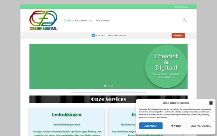 Screenshot of creatiefendigitaal.nl