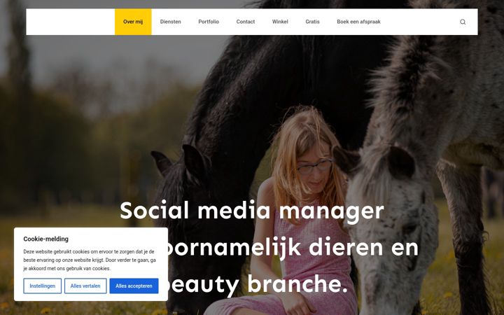 Screenshot of creatiefsocials.be