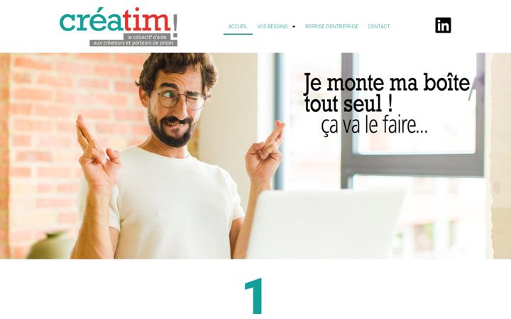 Screenshot of creatim.fr