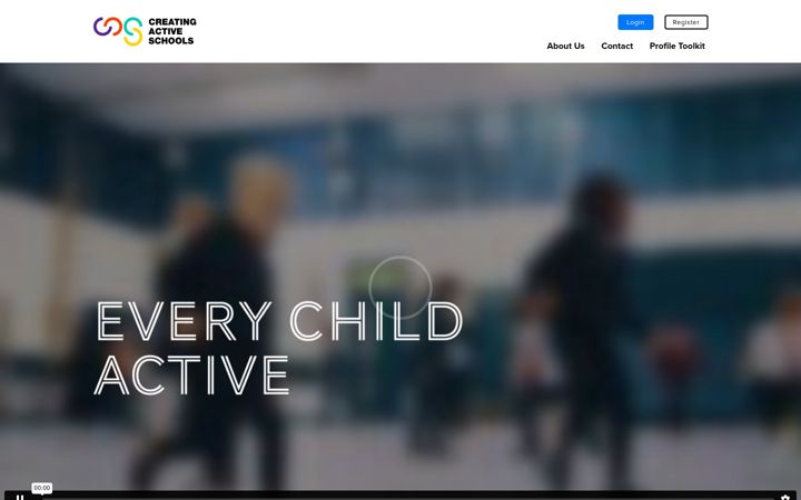 Screenshot of creatingactiveschools.org