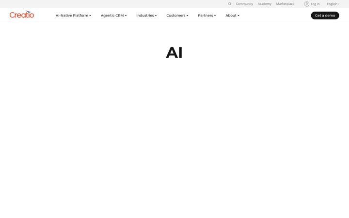 Skärmbild av creatio.com