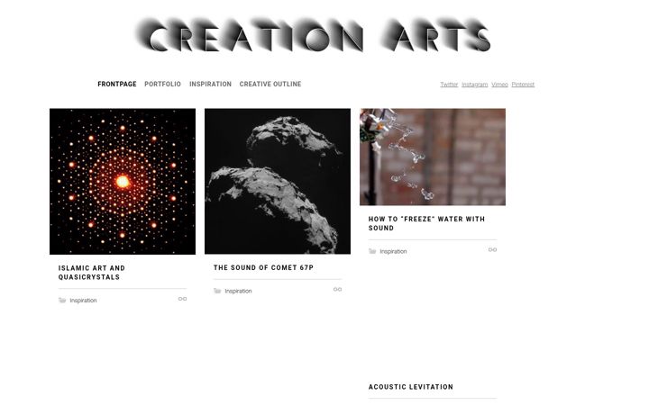 Screenshot of creation-arts.com