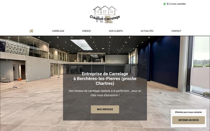 Screenshot of creation-carrelage.fr