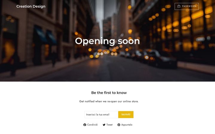 Screenshot of creation-design.it