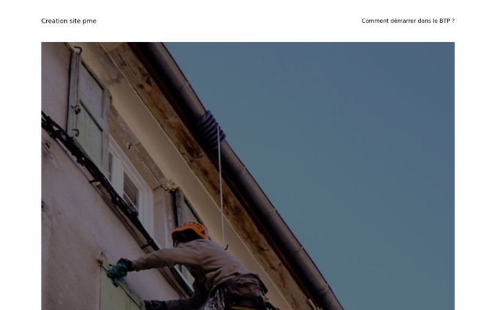 Screenshot of creation-site-pme.fr