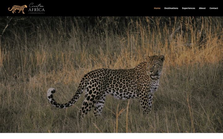 Screenshot of creationafricaexperiences.com