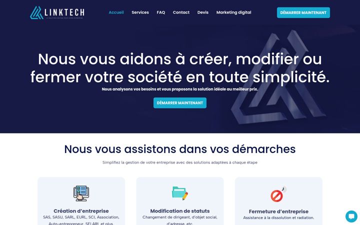 Screenshot of creationfacile.fr