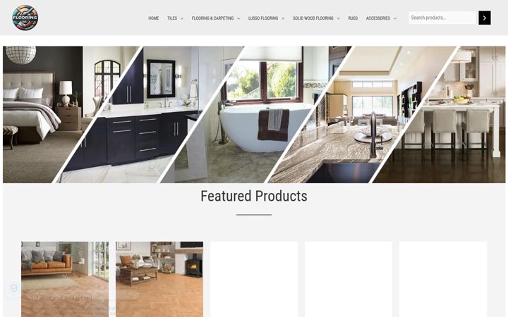 Screenshot of creationflooring.co.uk