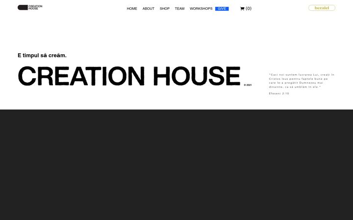 Ekrano kopija creationhouse.ro