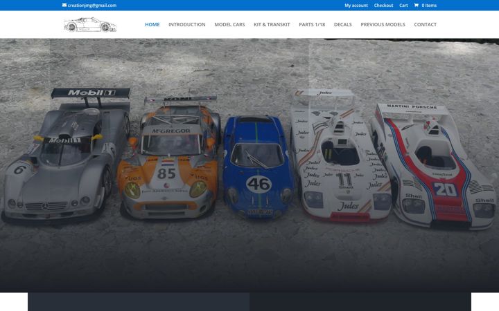 Screenshot of creationjmg.com