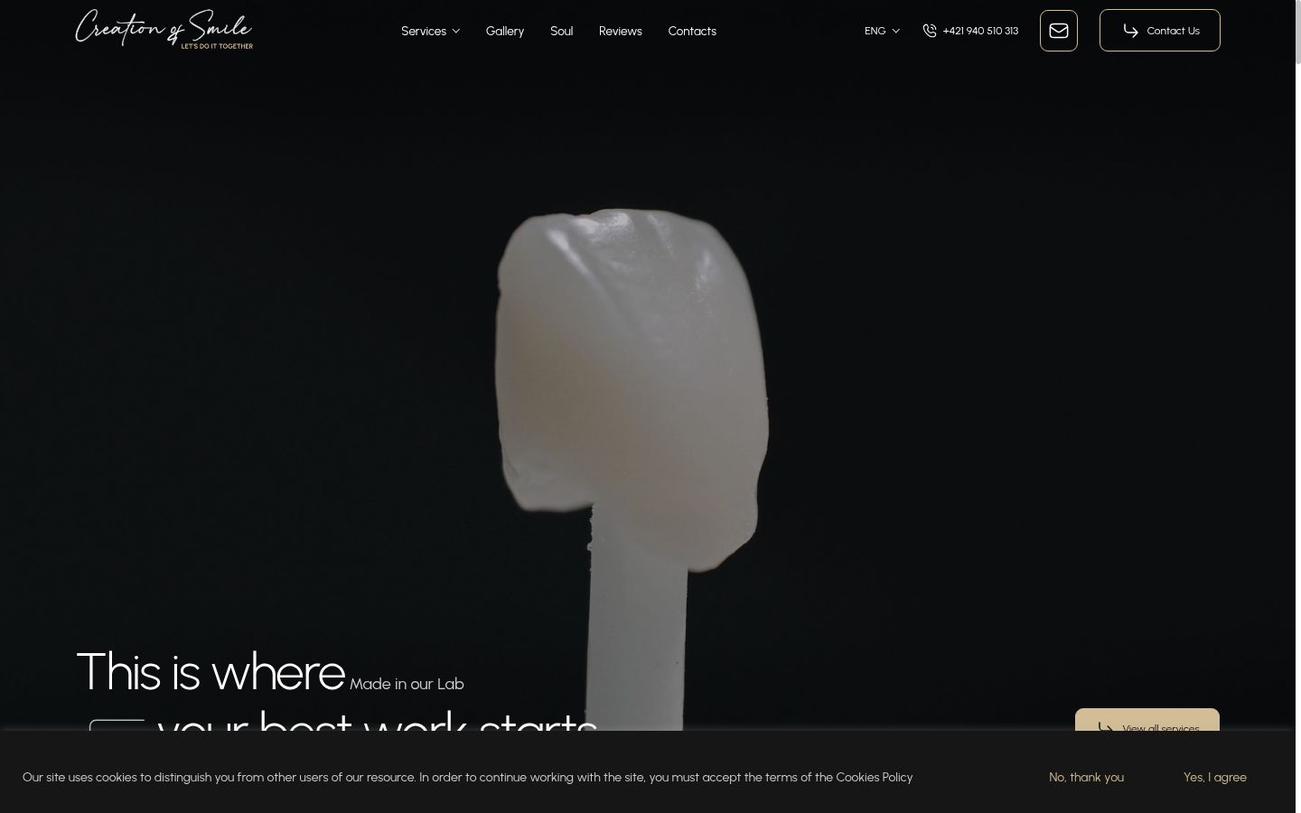 Screenshot tal-banner tal-kunsens muri qabel kwalunkwe interazzjoni
