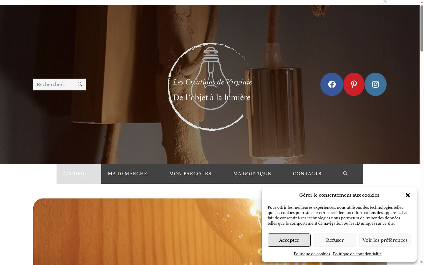 Screenshot tal-banner tal-kunsens muri qabel kwalunkwe interazzjoni