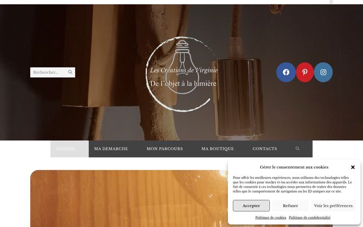 Snímek obrazovky creations-de-virginie.fr