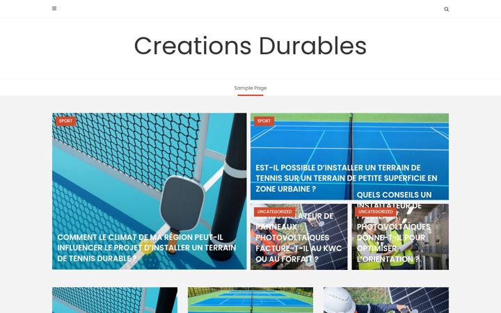 Snímek obrazovky creationsdurables.fr