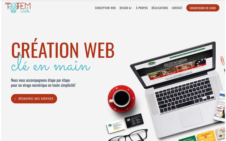 Screenshot of creationtotem.com