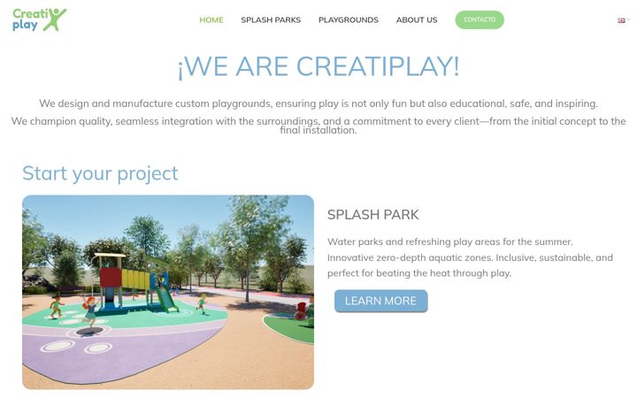 Screenshot of creatiplay.es