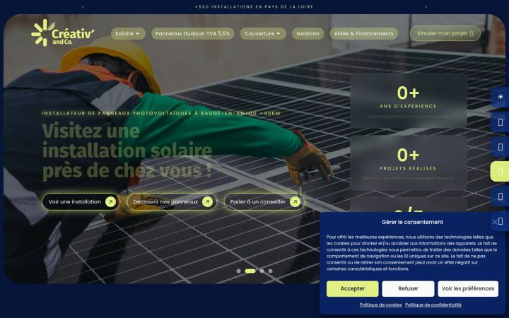 Screenshot of creativ-andco.fr