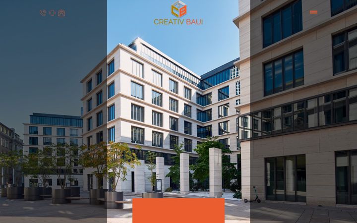 Screenshot of creativ-baugmbh.de