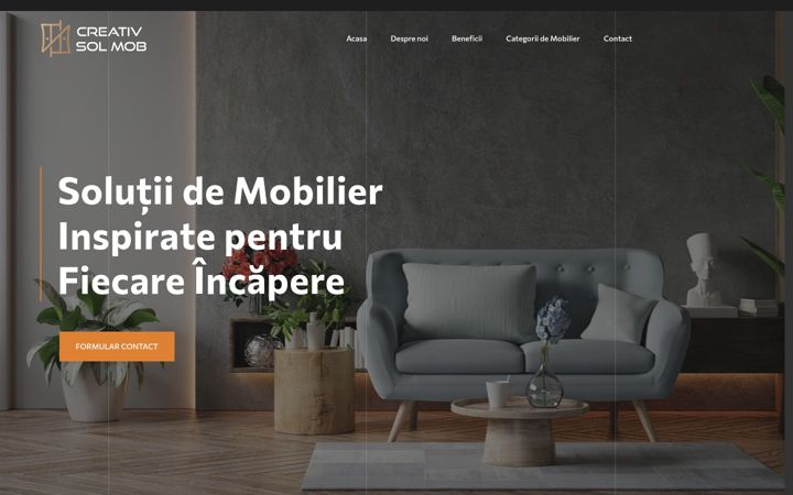 Screenshot of creativ-mob.ro
